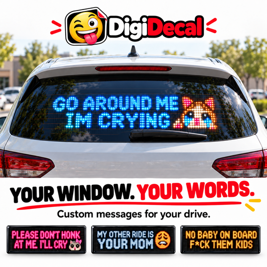 DigiDecals Customizable LED Window Sign